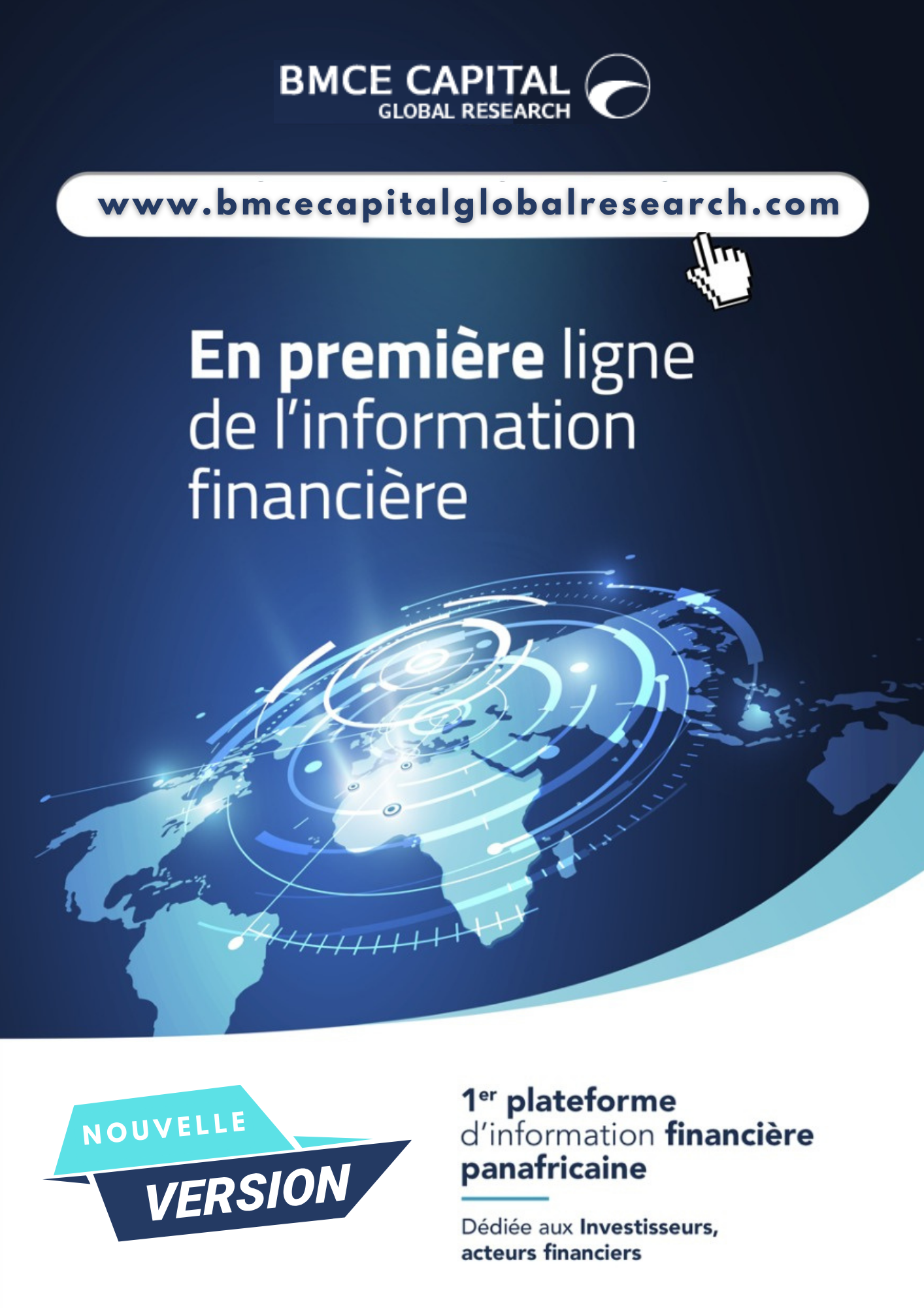 BMCE Capital Global Research améliore l'expérience de ses abonnés grâce à la nouvelle version de sa plateforme en Ligne !